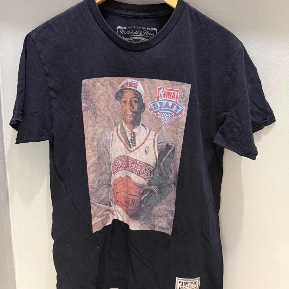 Mitchell & Ness Black NBA Draft Graphic Tee